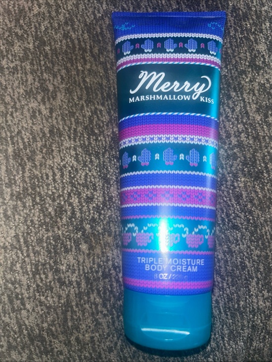 Bath & Body Works Other - Bath & Body Works MERRY MARSHMALLOW KISS Body Cream 8oz